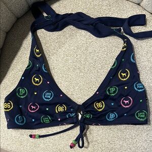 VS PINK l Colorful Halter Bikini Top